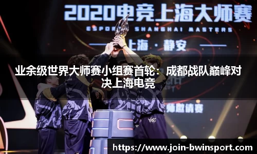 业余级世界大师赛小组赛首轮：成都战队巅峰对决上海电竞